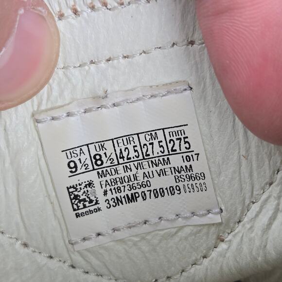 Reebok Mens 9.5 Kamikaze 2 Veg Tan Leather Casual Lifestyle Retro Sneaker BS9669 - Picture 15 of 15